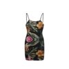 Black Tropical Dress - Small Size Only