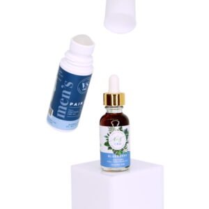 NEW Pain gel & tincture floating 1 Men’s Mini Sample set