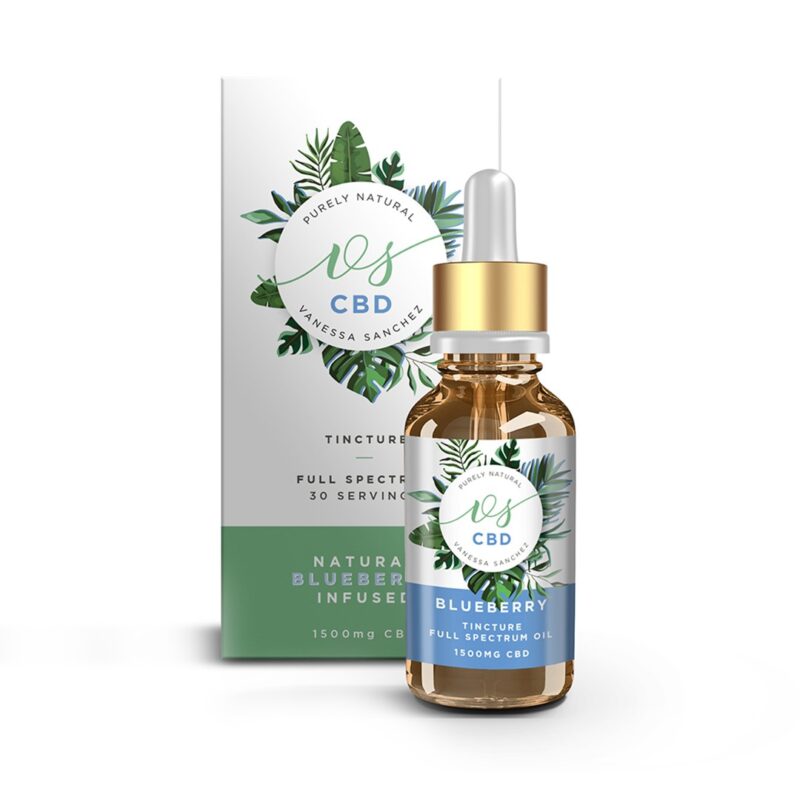 Men's 1500mg Blueberry/Strawberry Tincture