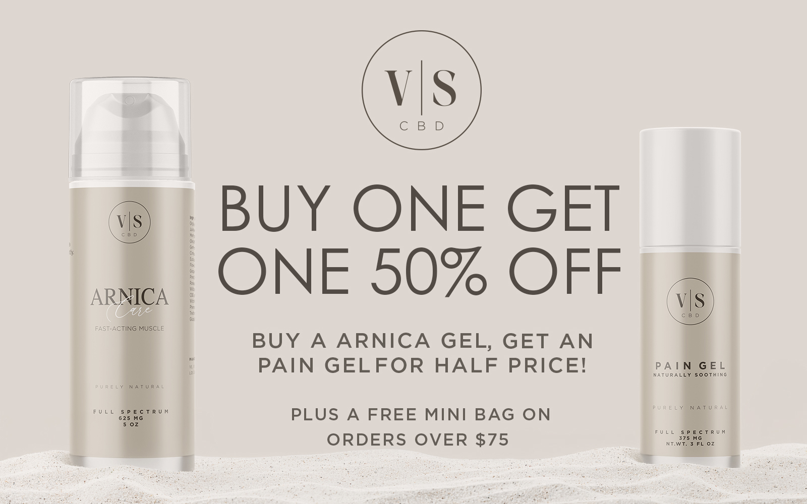 BOGO Pain Arnica Banner