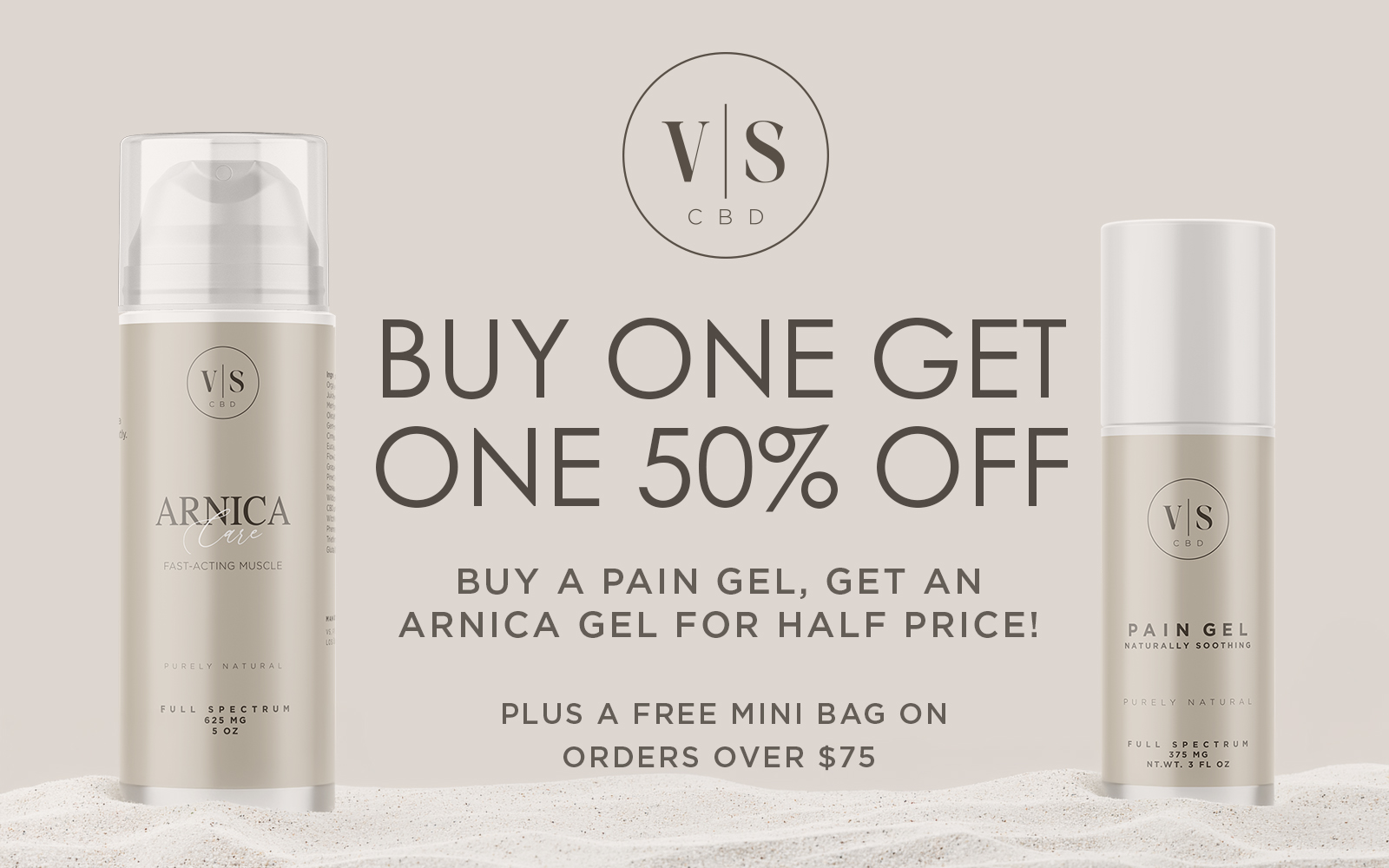 BOGO Pain Arnica Banner