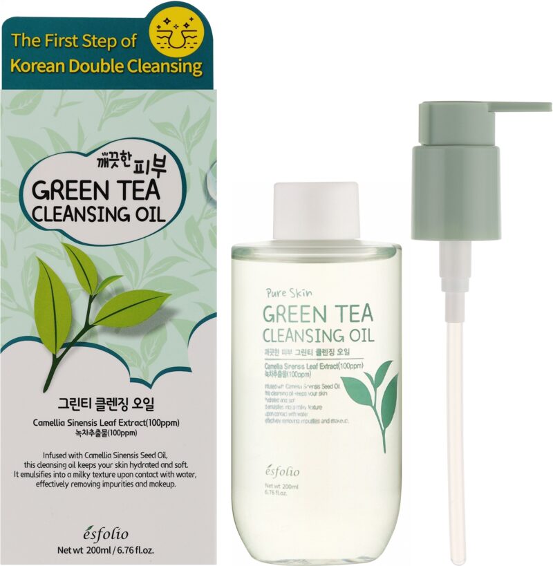 Esfolio Pure Skin Green Tea Cleansing Oil
